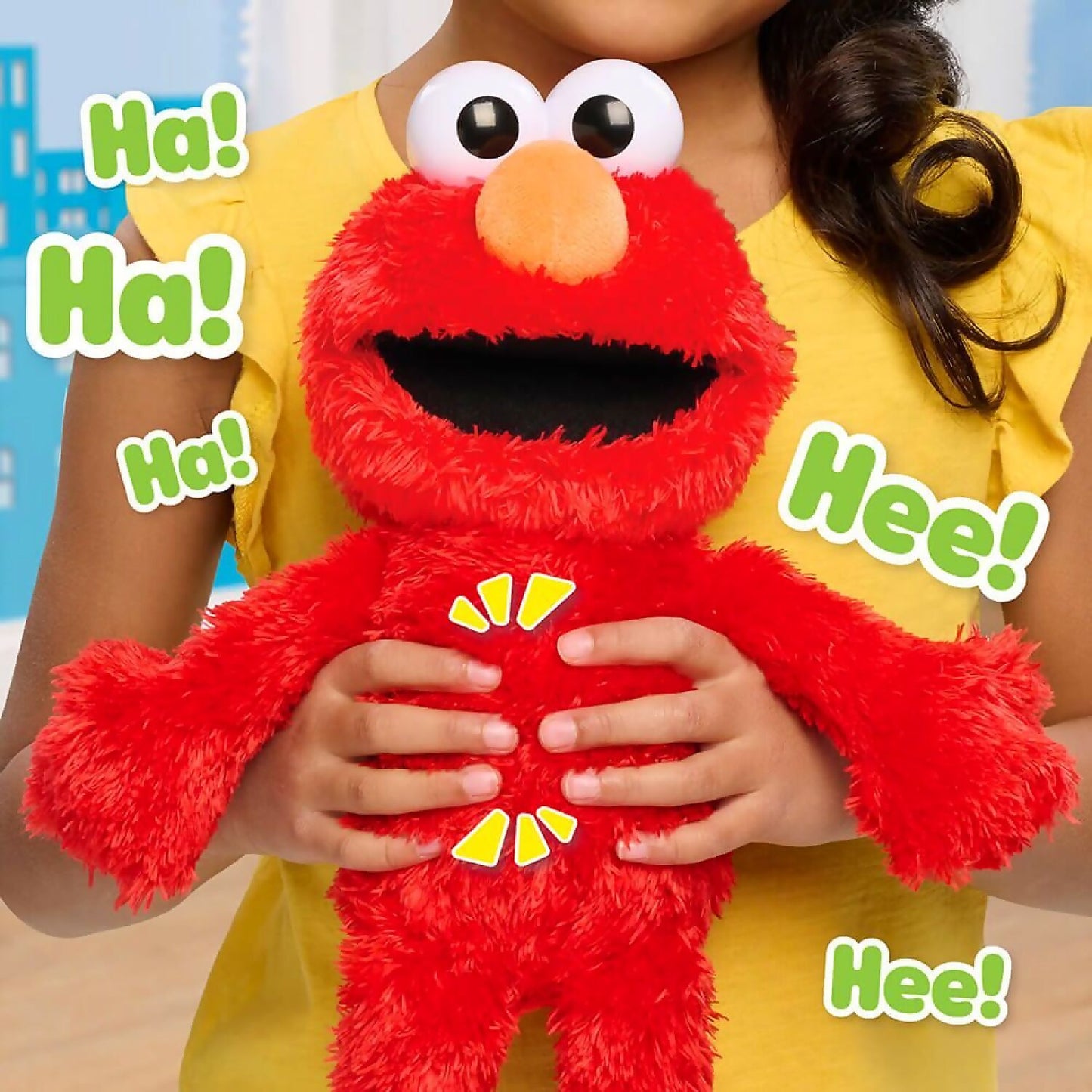 Sesame Street - Animated Tickle Me Elmo Plush - Jasnor