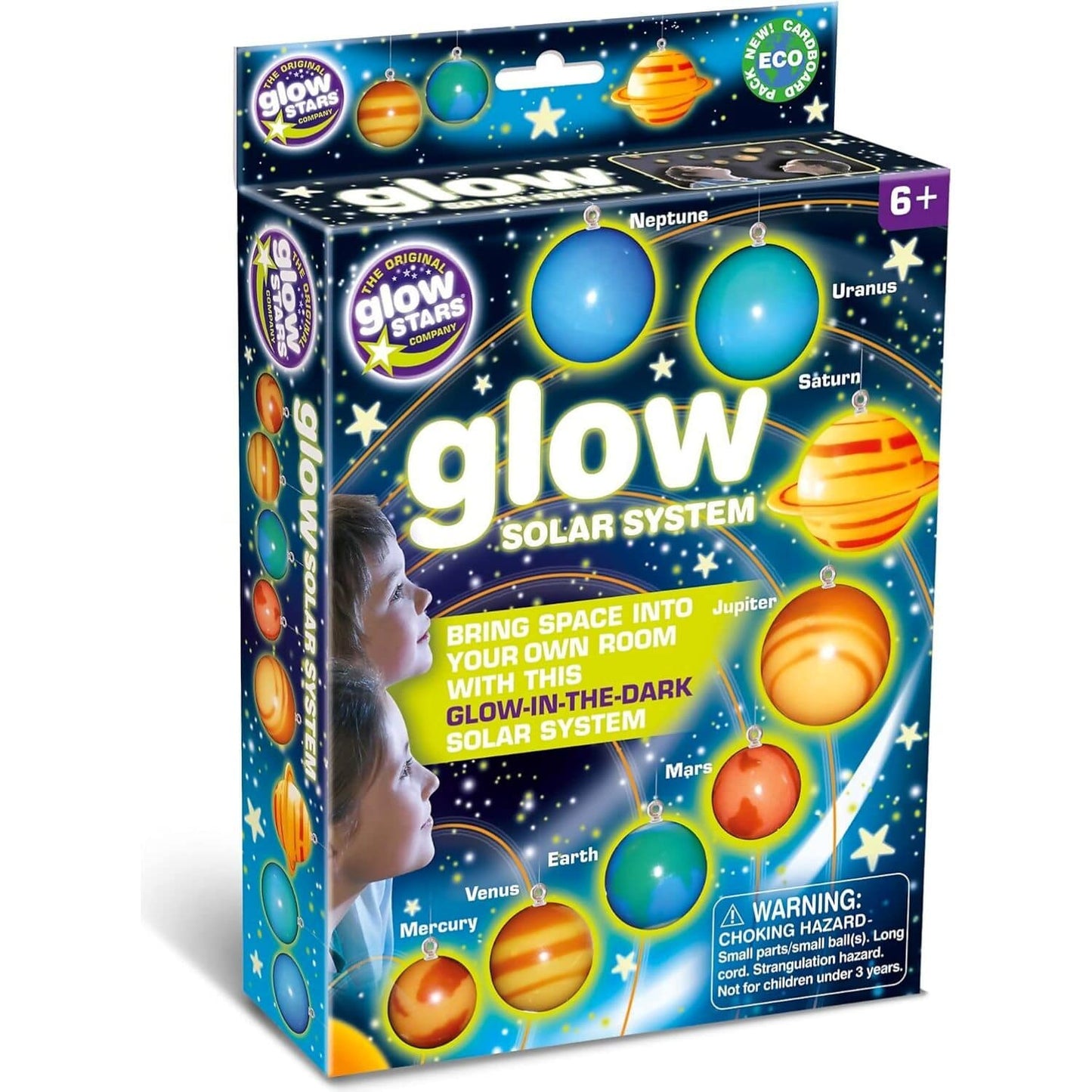 Brainstorm - The Original Glowstars Company Glow in The Dark - Glow Solar System