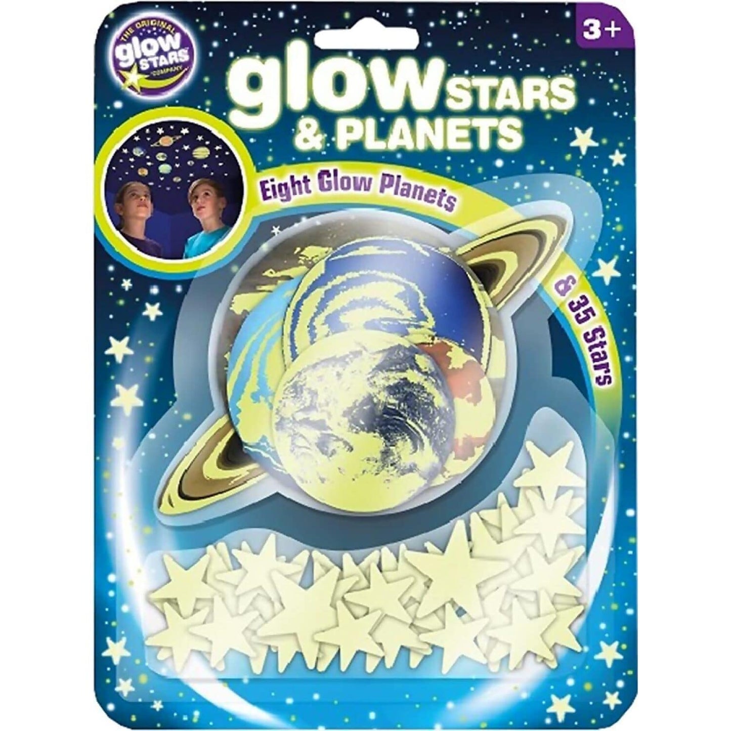 Brainstorm - The Original Glowstars Company Glow in The Dark - Stars & Planets