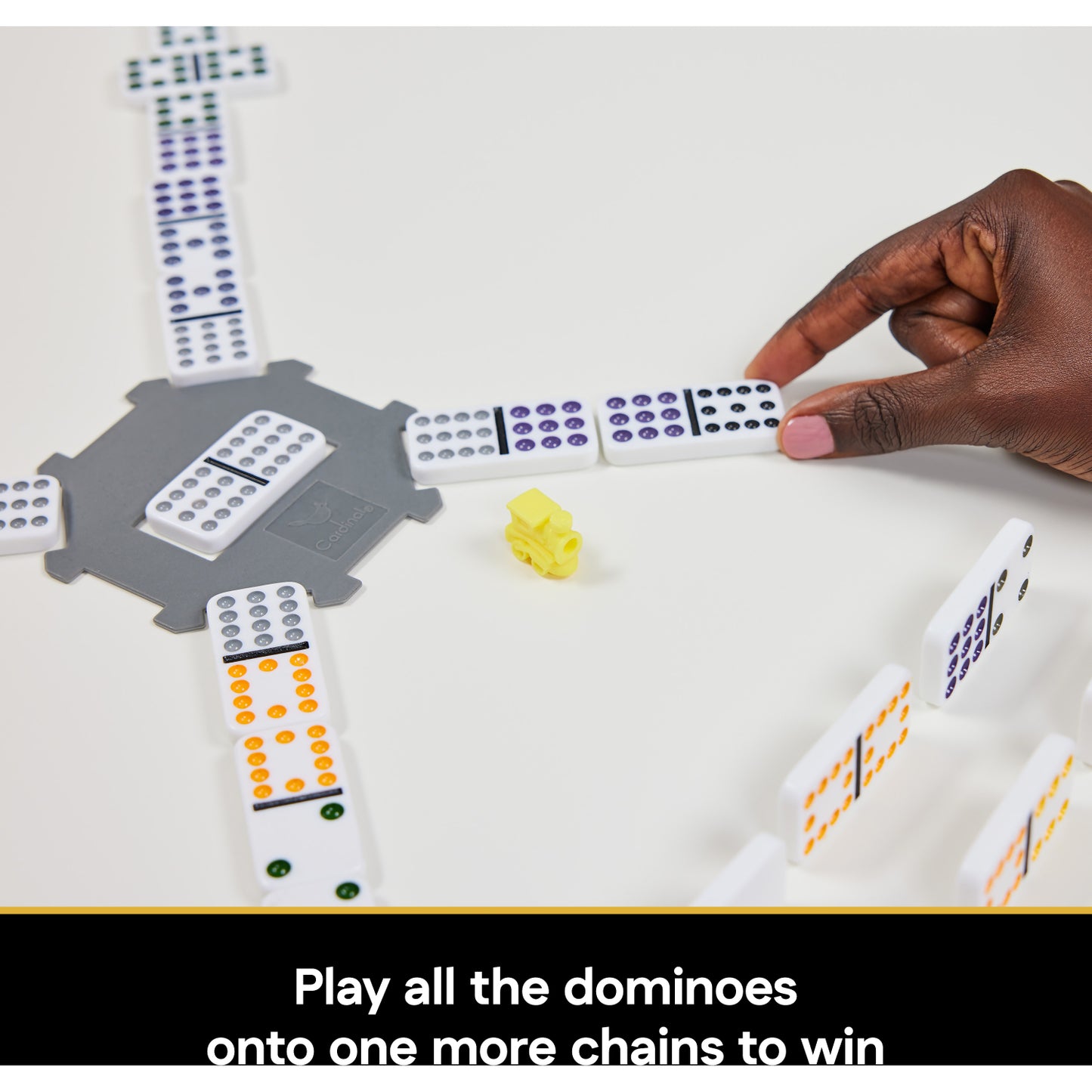 Cardinal Classics - Mexican Train Dominoes Set in Carry Case - Spin Master Games