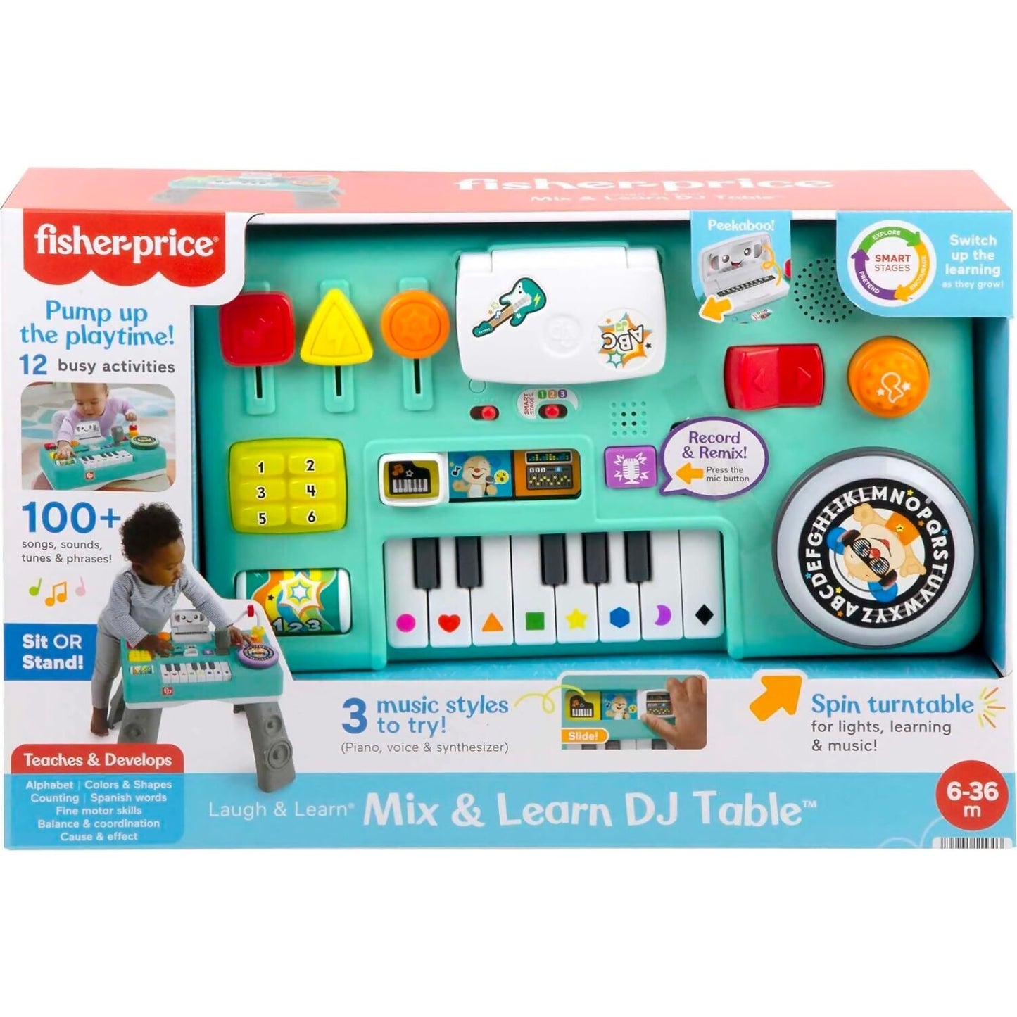 Fisher-Price - Mix & Learn DJ Table Musical Learning Toy