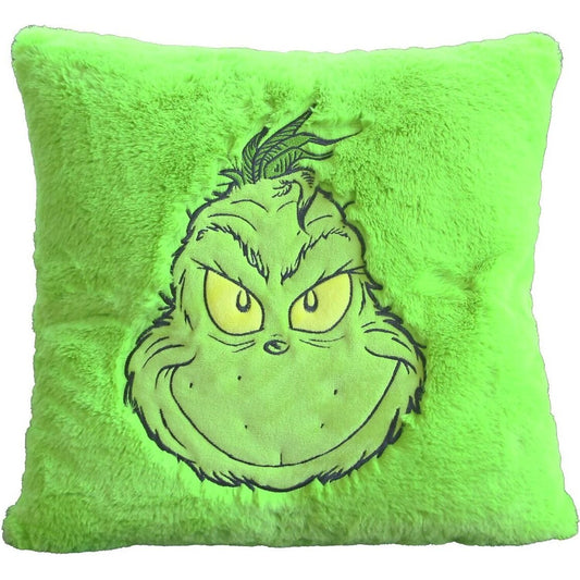 Cotton Candy - Xmas Dr. Seuss Grinch Full Face Cushion - Plush