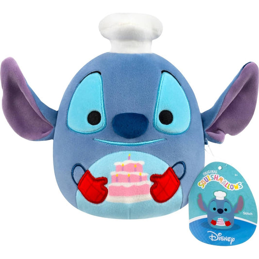 Squishmallows - Disney Stitch Chef with Cake 10-Inch Plush