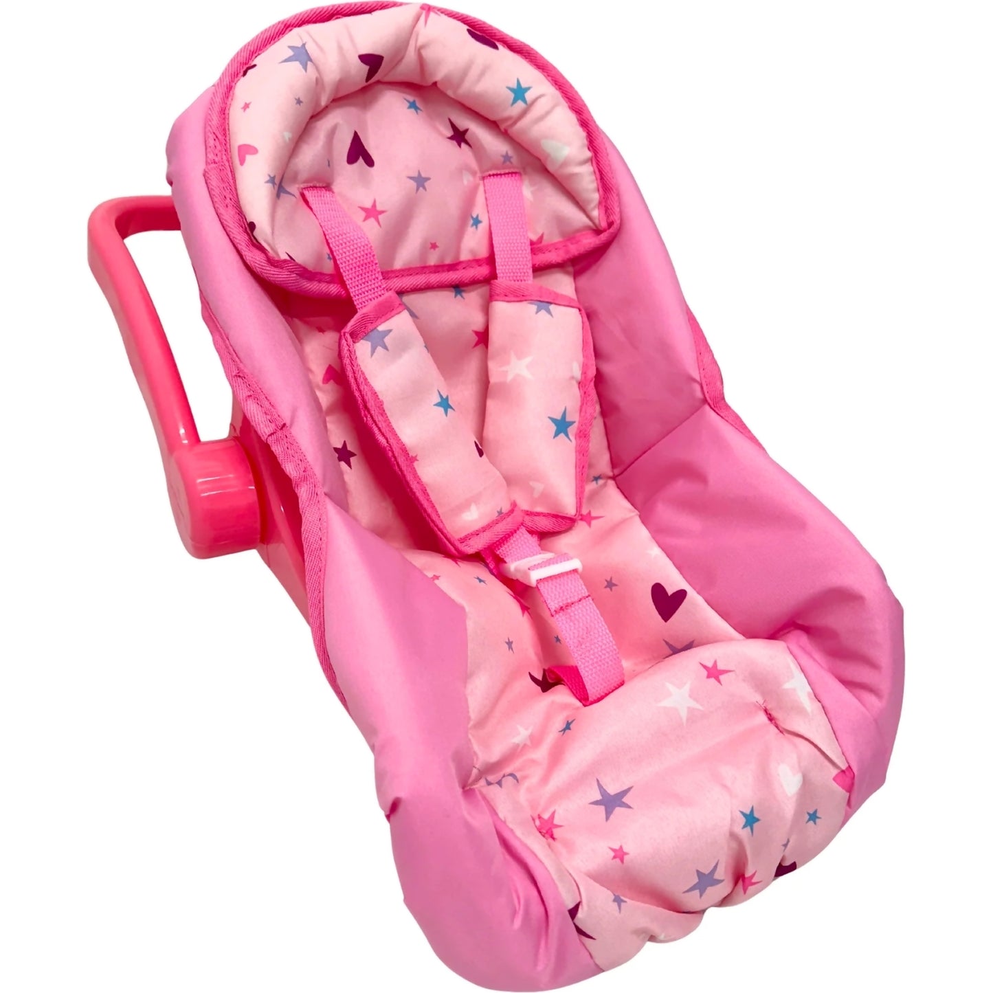 Playworld - Stars Doll Carry Car Seat - Pink