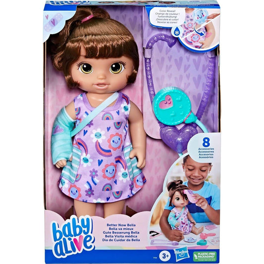 Baby Alive - Better Now Bella 12-inch Doll Doctor Role-Play