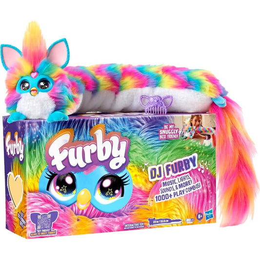 Furby - DJ Furby Rainbow Interactive Toy Plush - Hasbro