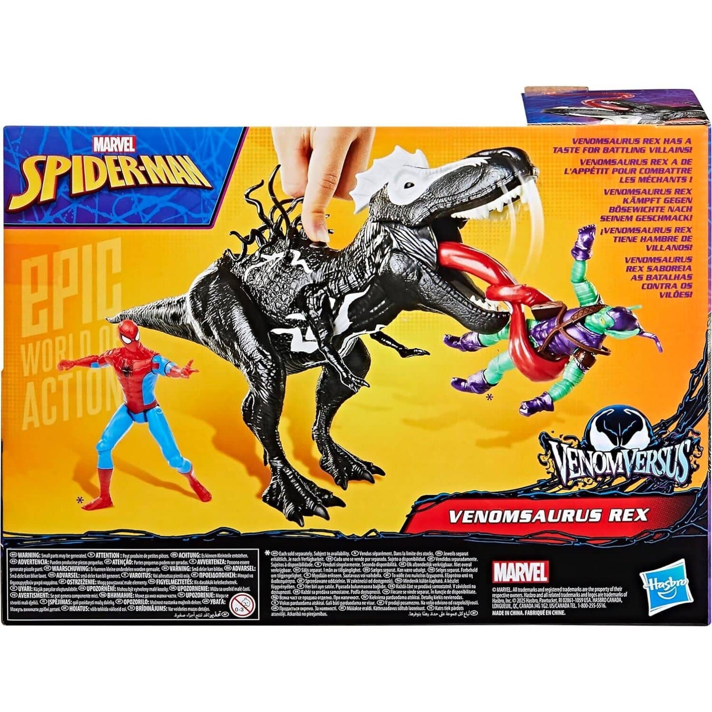 Marvel Spiderman - VenomVersus Venomsaurus Rex - Hasbro