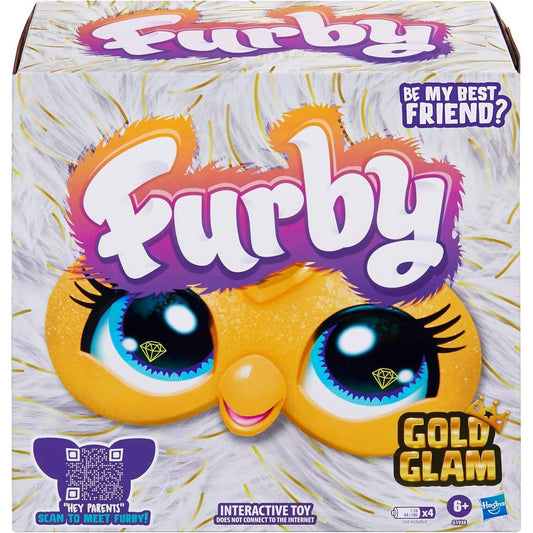 Furby - Gold Glam Interactive Toy Plush - Hasbro