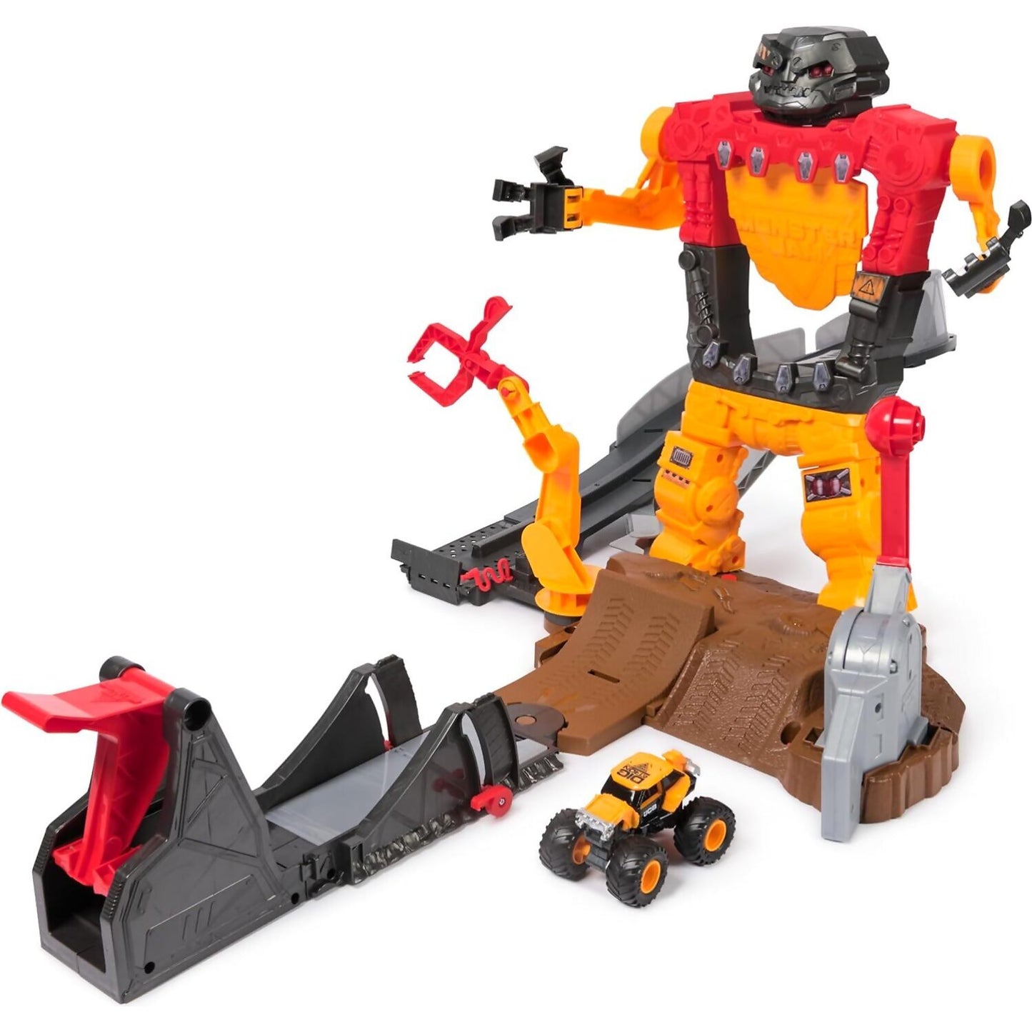 Monster Jam - Smash & Bash SmashBot Playset with Launcher - Spin Master