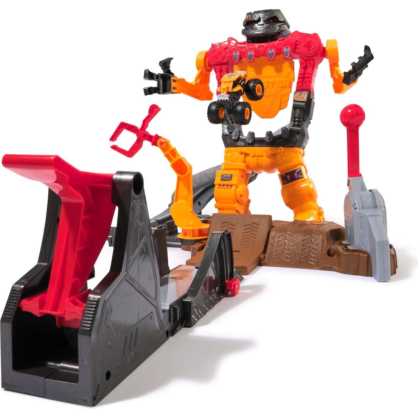 Monster Jam - Smash & Bash SmashBot Playset with Launcher - Spin Master