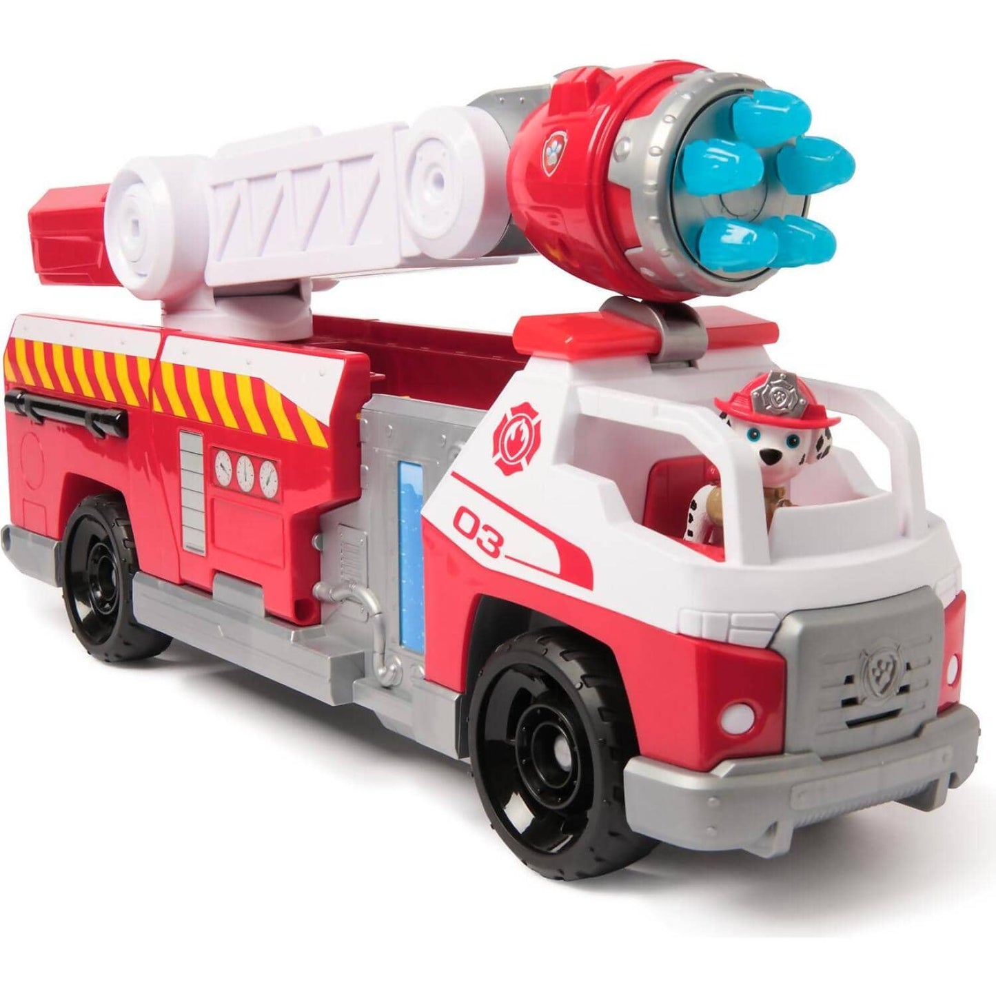 Paw Patrol - Fire Rescue: Rapid Reload Fire Truck with Marshall Figure - Spin Master