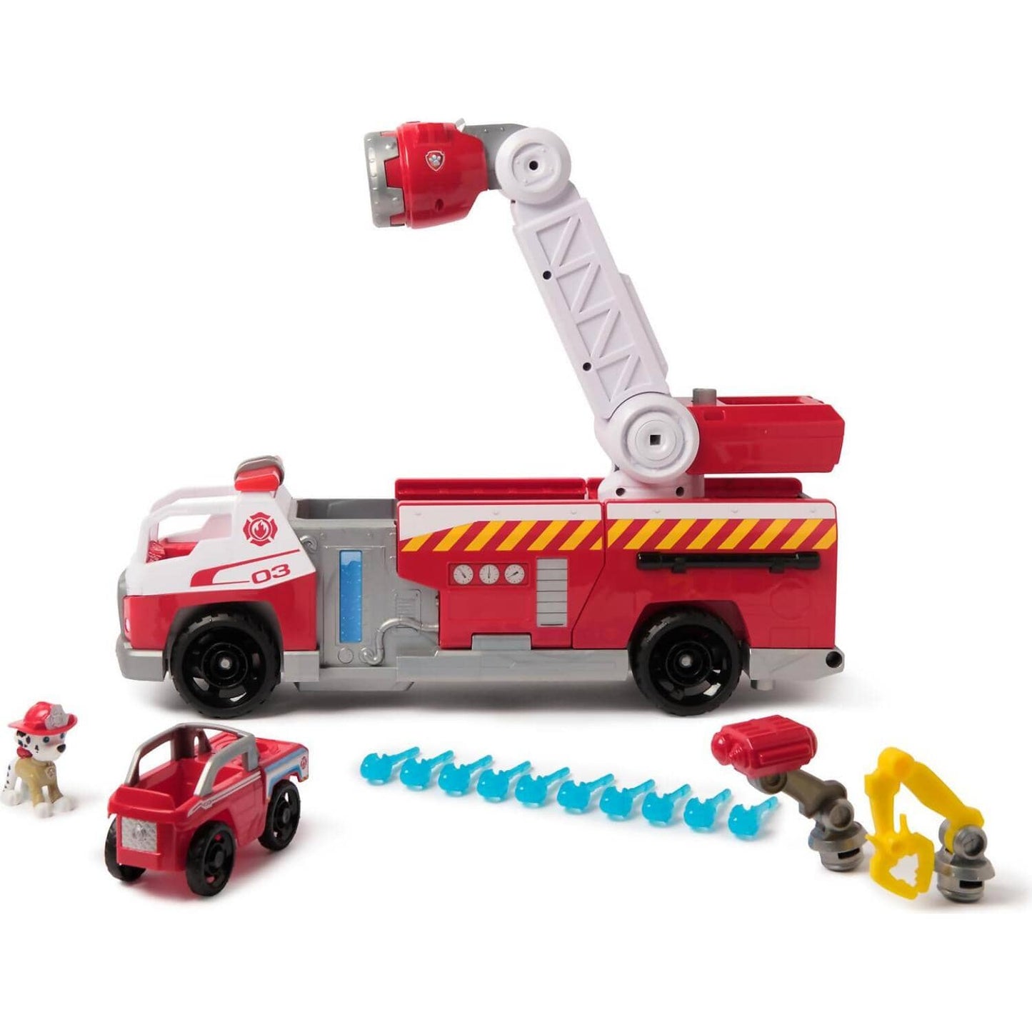 Paw Patrol - Fire Rescue: Rapid Reload Fire Truck with Marshall Figure - Spin Master