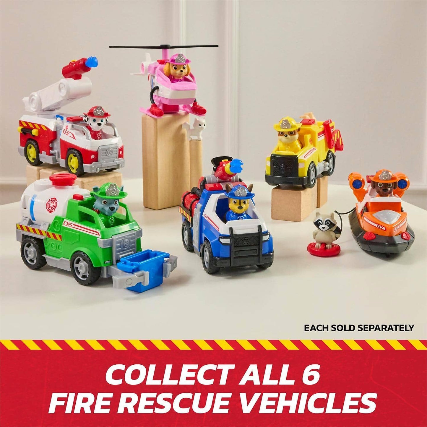 Paw Patrol - Fire Rescue: Rescue Fire Engine with Marshall Figure - Spin Master