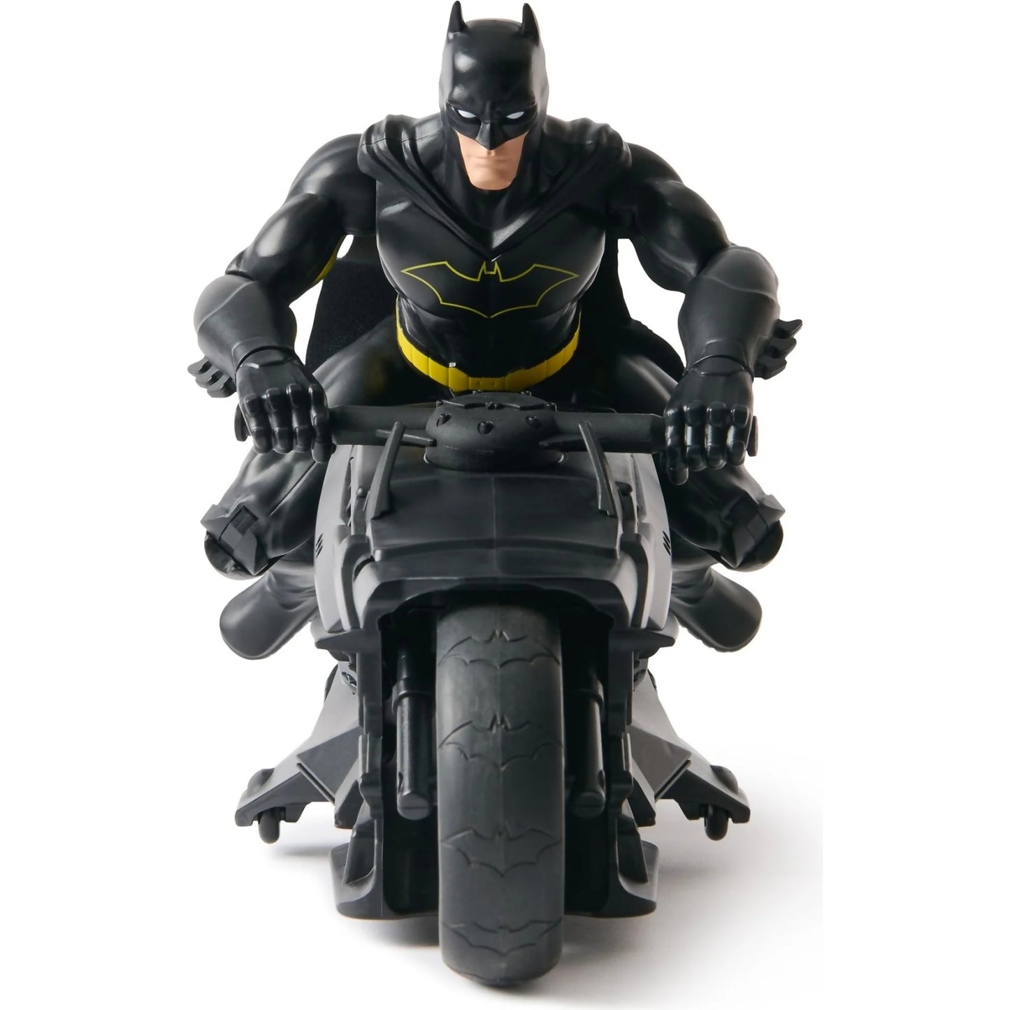 DC Batman - RC Stealth Batcycle with 12-Inch Batman Action Figure- Spin Master