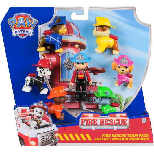 Paw Patrol - Fire Rescue: Team Figures 7 Pack - Spin Master