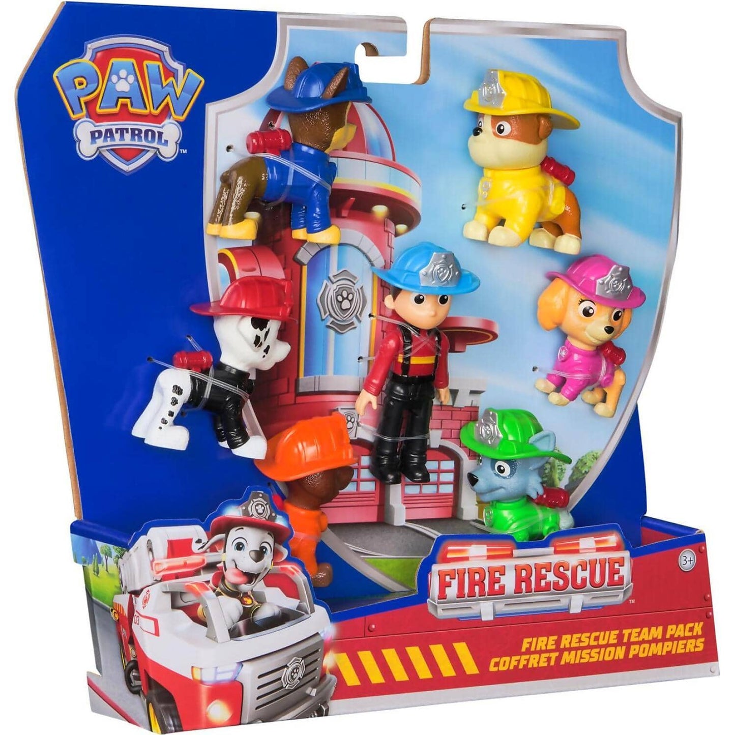 Paw Patrol - Fire Rescue: Team Figures 7 Pack - Spin Master