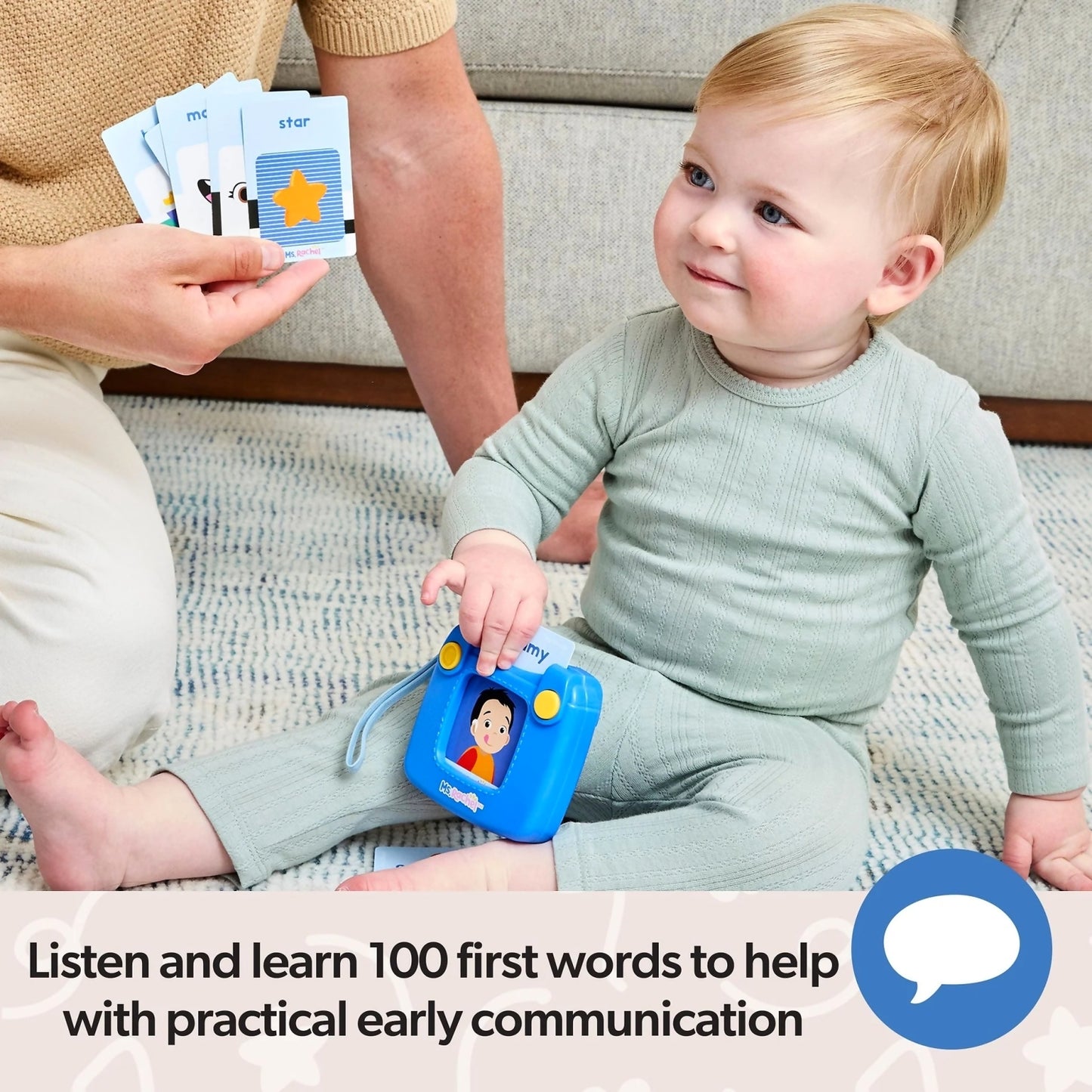 Ms. Rachel - First Words Talking Flash Cards - Spin Master