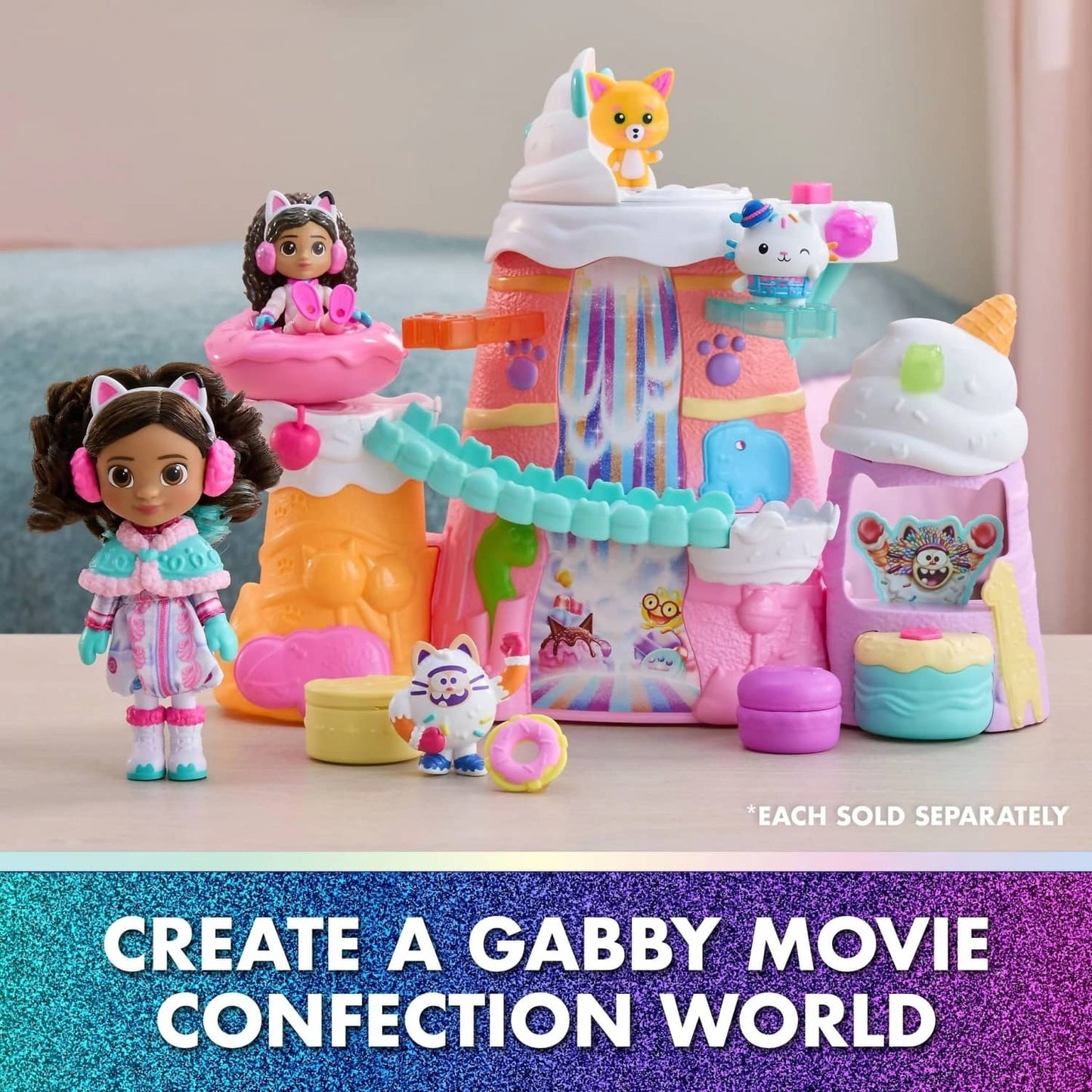 Gabby's Dollhouse - The Movie Sweet Treat Mountain Playset - Spin Master