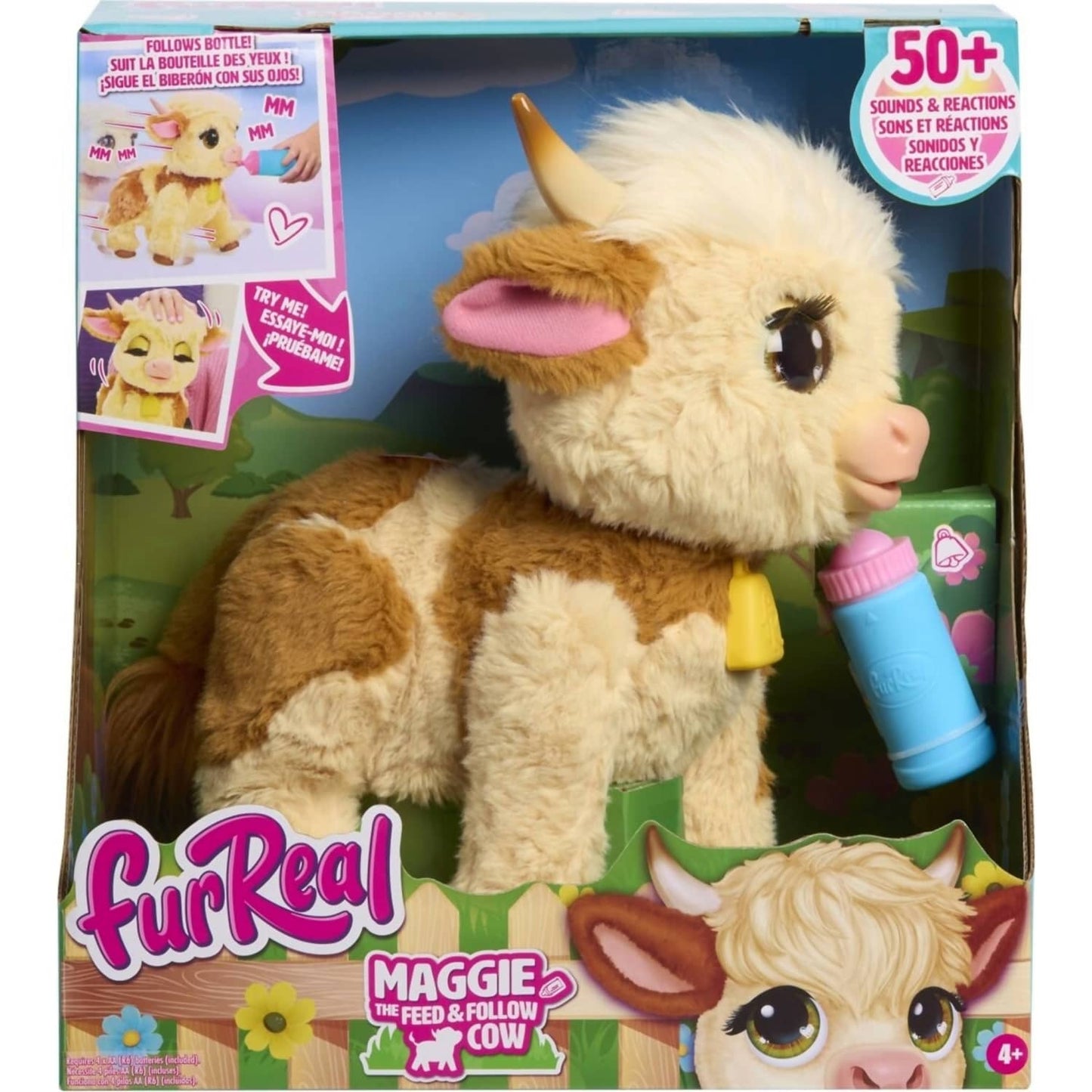 FurReal - Maggie the Feed & Follow Cow Interactive Plush
