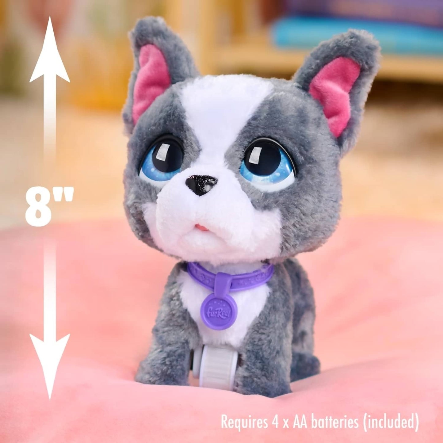 FurReal - Walk-a-Lots French Bulldog Interactive Plush