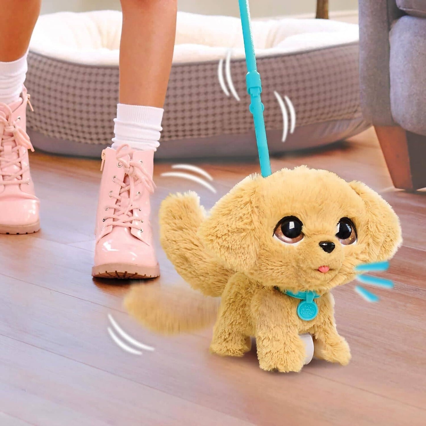 FurReal - Wag-a-Lots Golden Retriever Interactive Plush