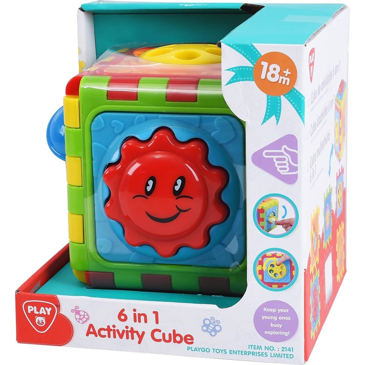 Playgo Toys Ent. Ltd. - 6-In-1 Activity Cube