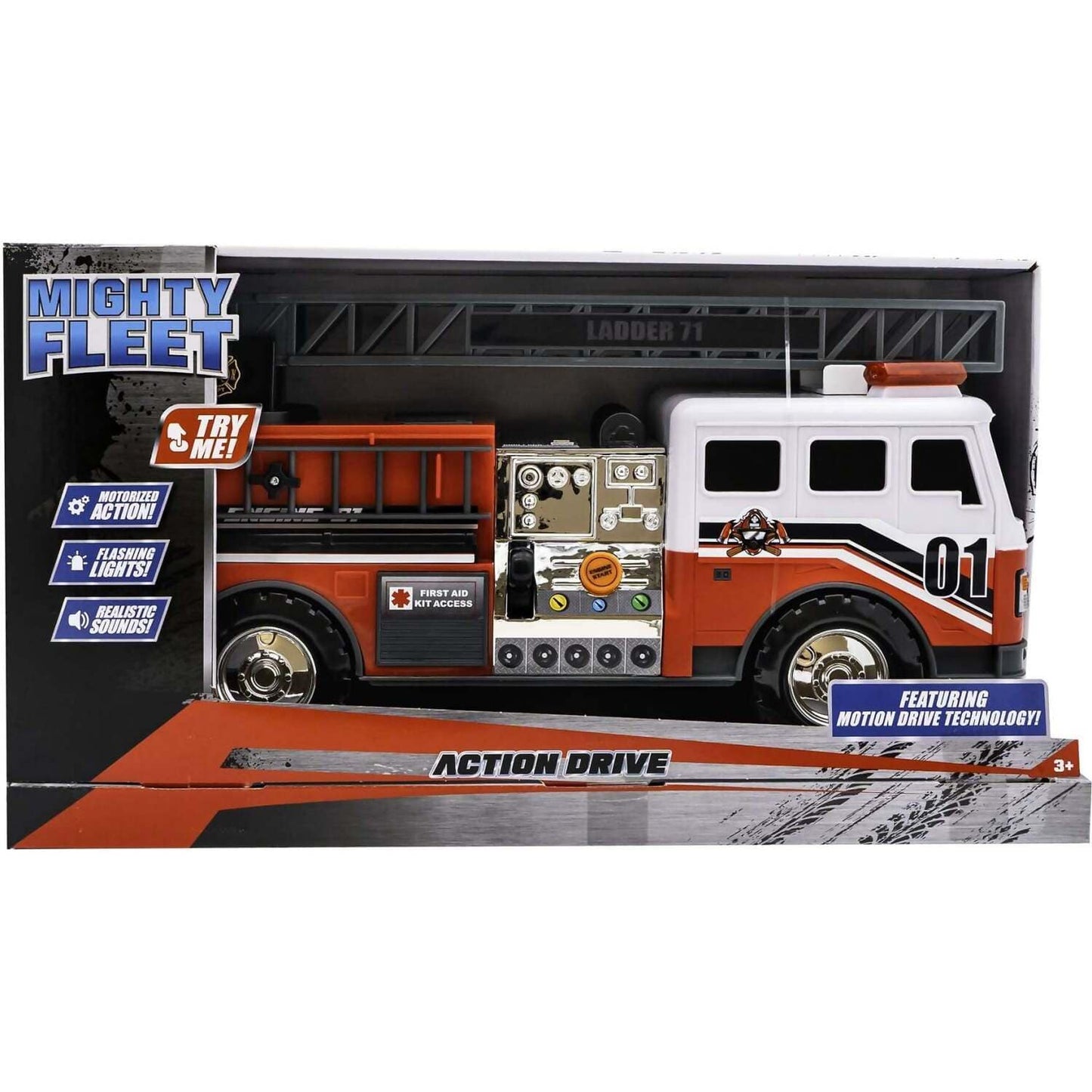 Mighty Fleet - Action Drive 16-Inch Fire Truck