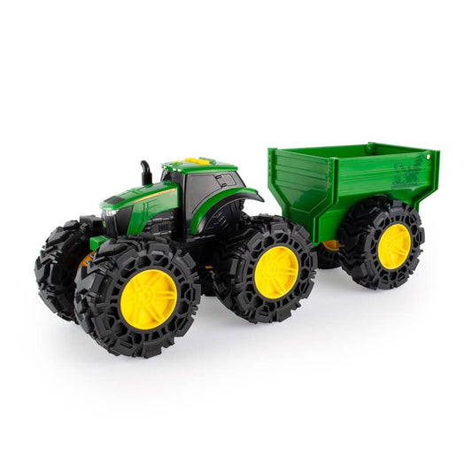 John Deere - Tomy 20cm Treads With Wagon - New Version
