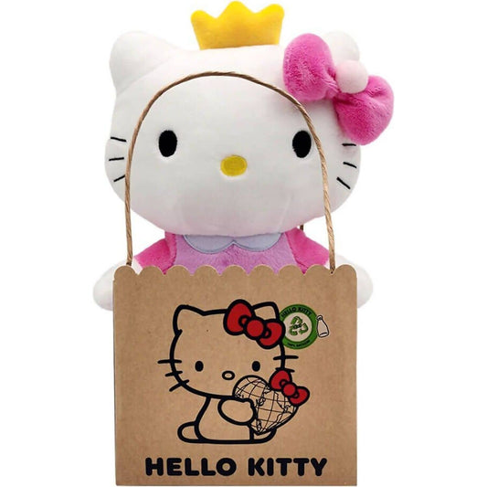 Hello Kitty And Friends - Hello Kitty Princess Eco Large 24cm Plush - Jasnor