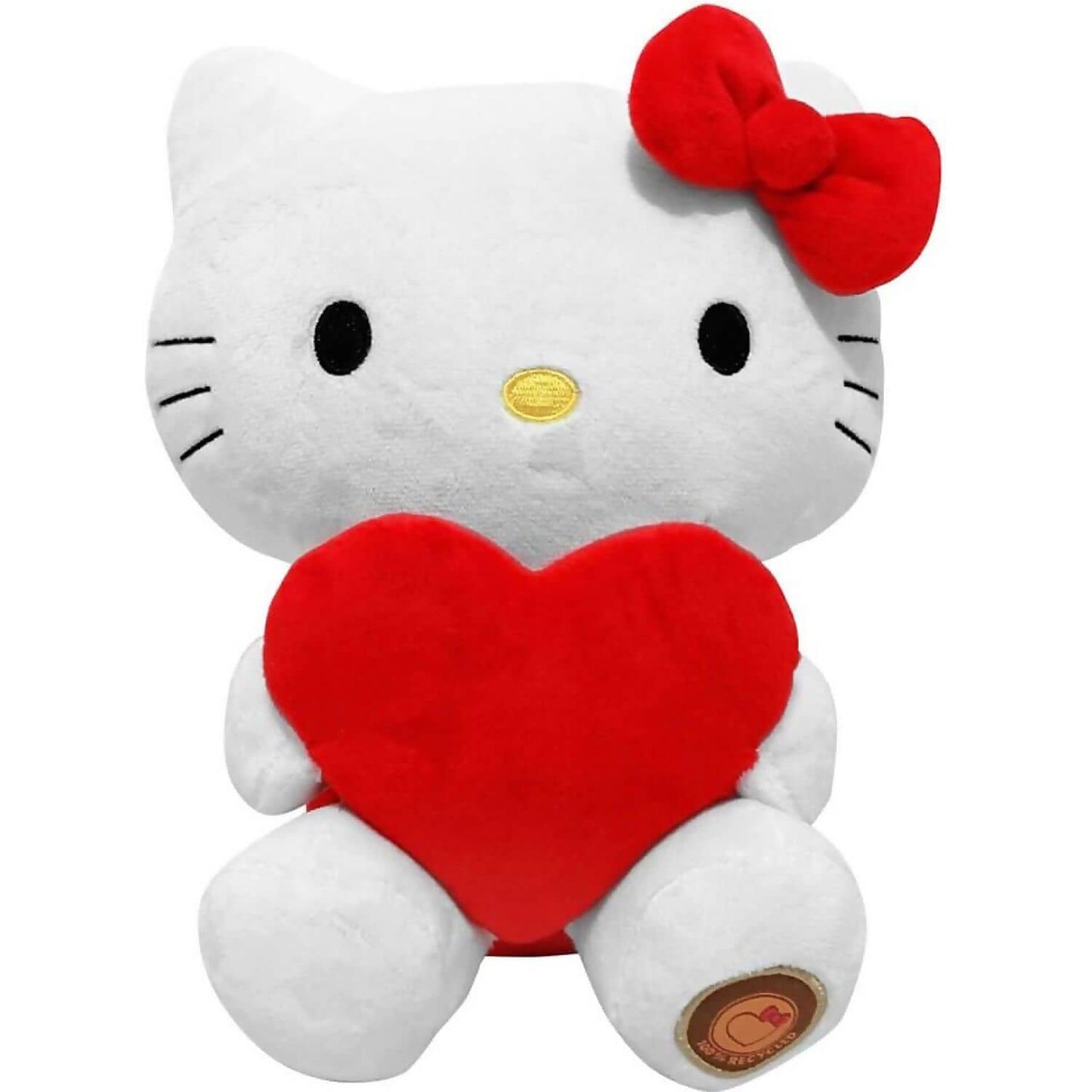 Hello Kitty And Friends - Hello Kitty Heart Eco Large 24cm Plush - Jasnor