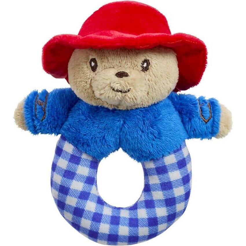 Paddington Bear - Baby Ring Rattle - Jasnor