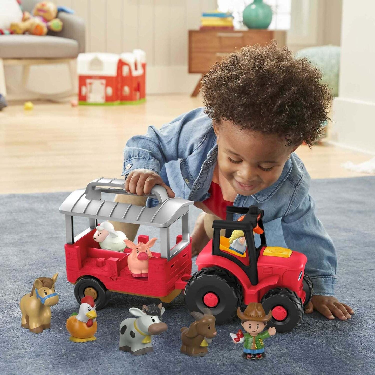 Fisher-Price - Little People Caring for Animals Tractor Set