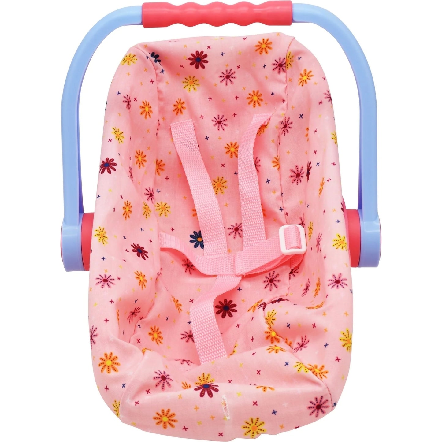 DollsWorld - Isabella Baby Doll & Car Seat - Soft Bodied Doll 30cm