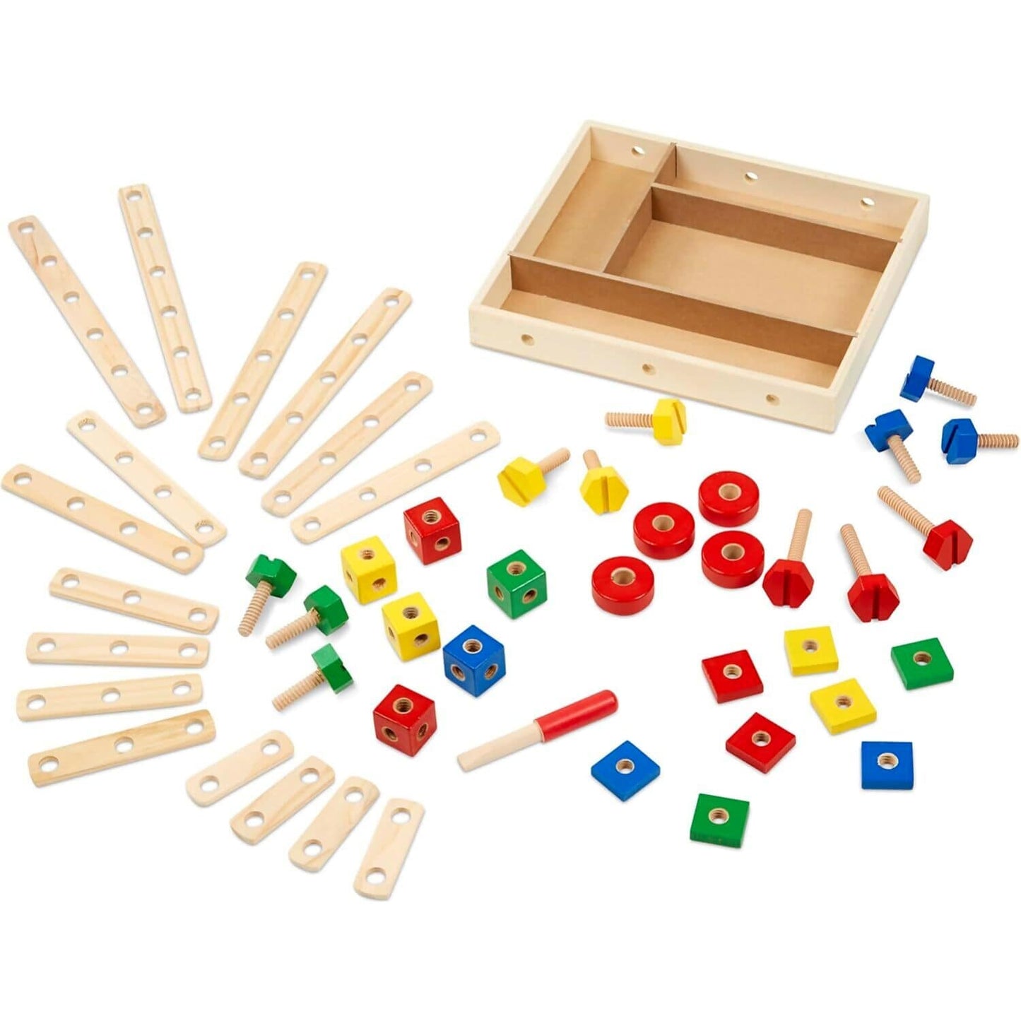 Melissa & Doug - Construction Set in a Box Wooden Toy