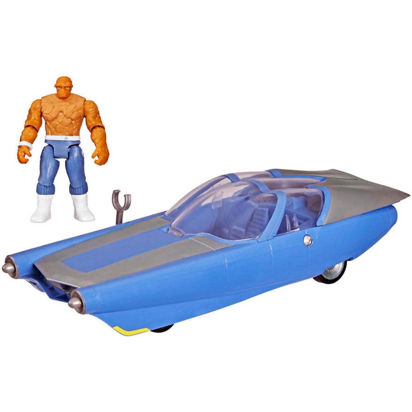 Marvel Studios - The Fantastic Four: First Steps Hover & Cruise FantastiCar with The Thing Action Figure