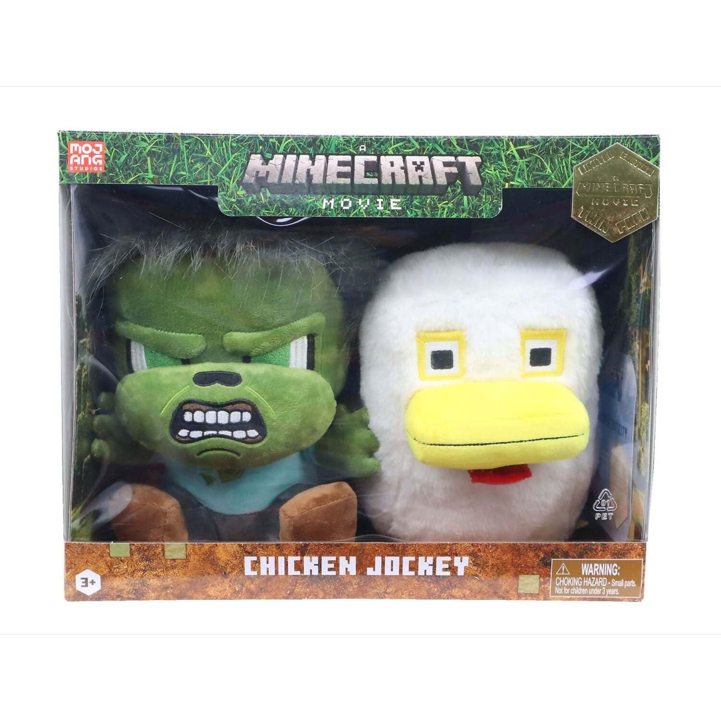 Minecraft Movie - Limited Edition Chicken Jockey Plush Twin Pack Plush