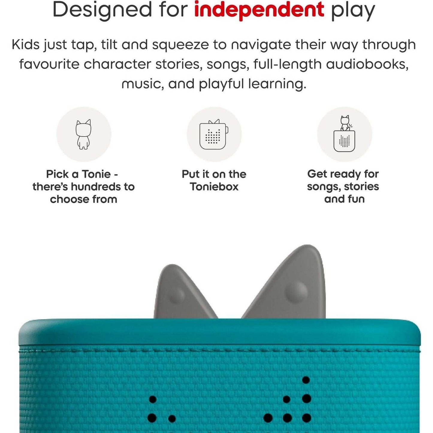 Tonies - Toniebox 2 Creative Tonie Rubie Starter Set - Tropical Teal