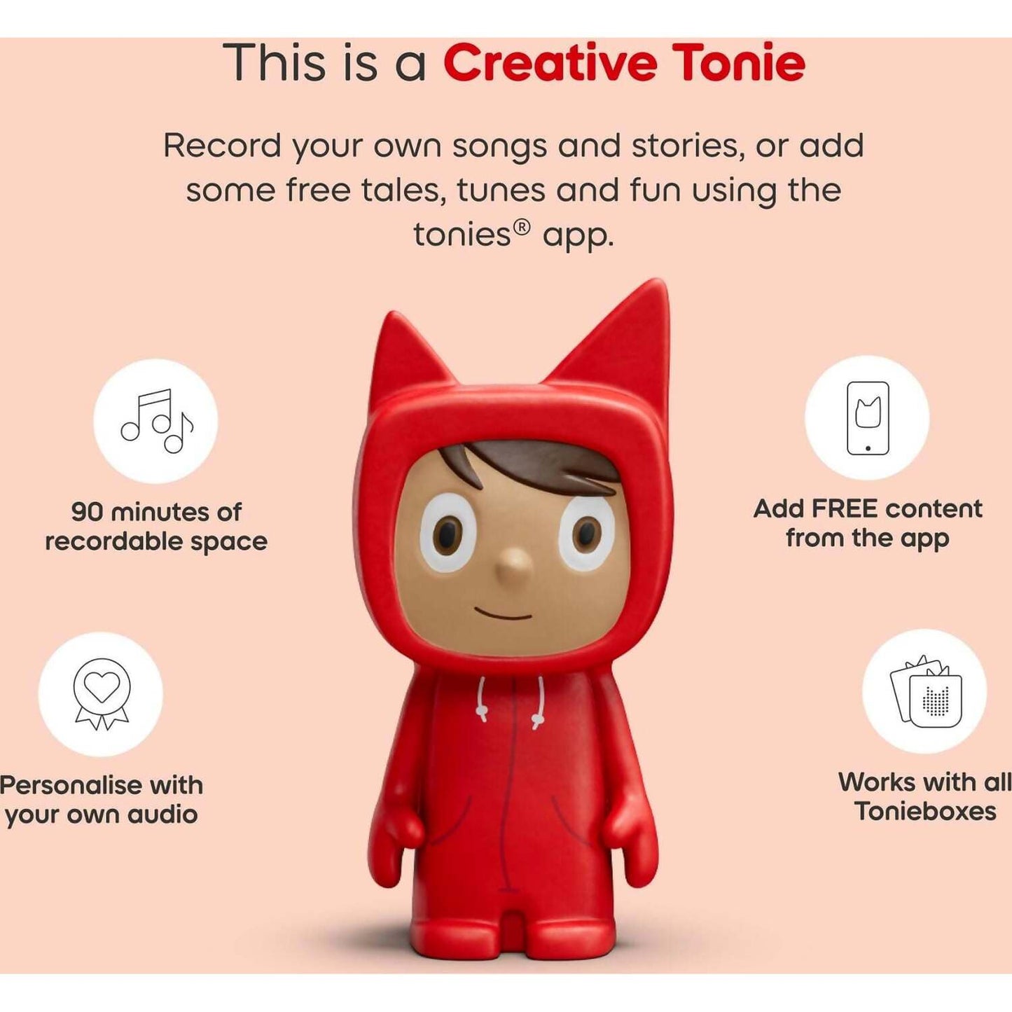 Tonies - Toniebox 2 Creative Tonie Rubie Starter Set - Sky Blue