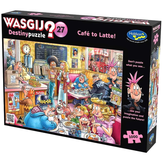 WASGIJ? - Destiny 27 Cafe to Latte! Holdson Jigsaw Puzzle 1000 Pieces