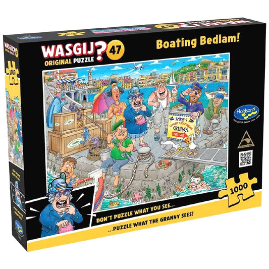 WASGIJ? - Original 47 Boating Bedlam! Holdson Jigsaw Puzzle 1000 Pieces