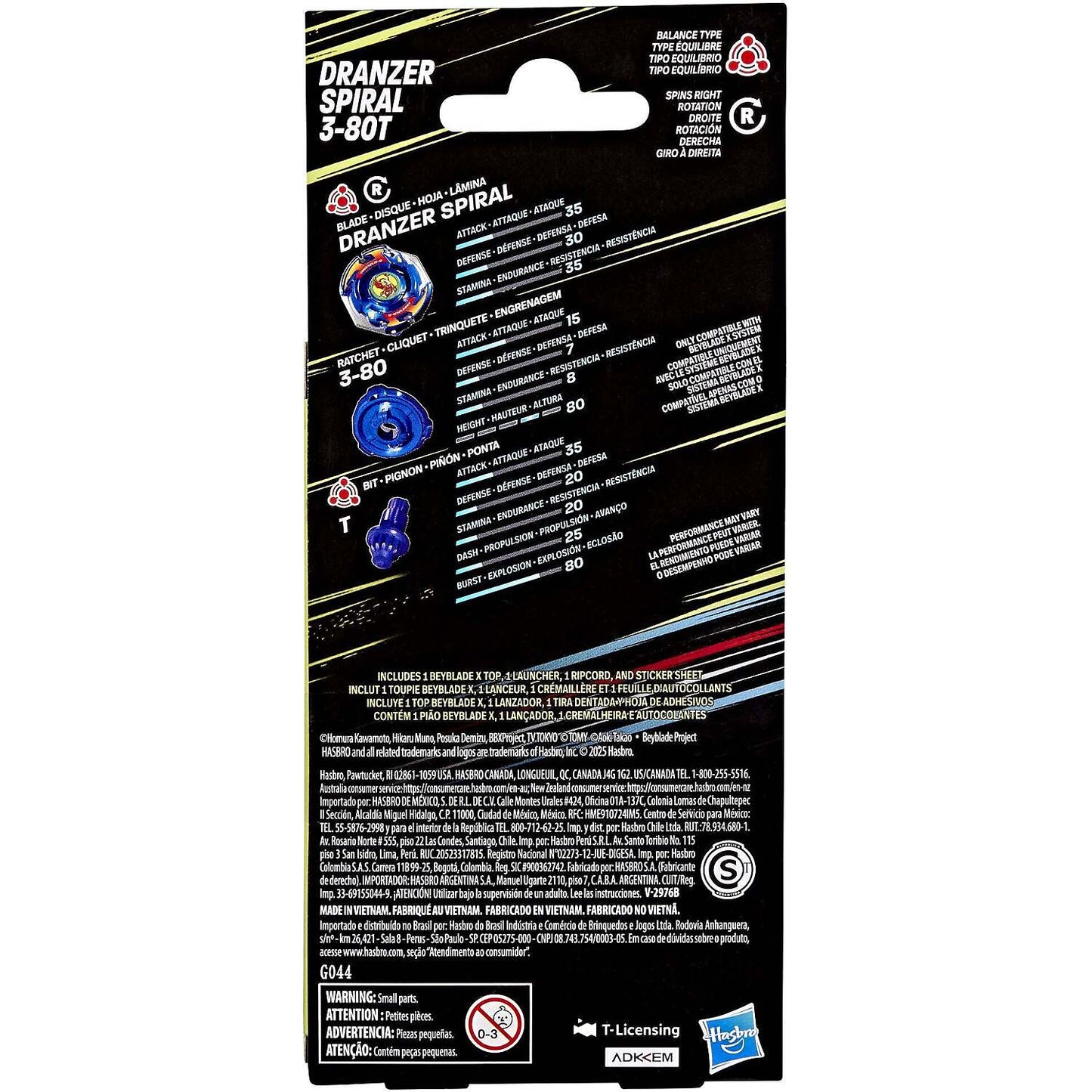 Beyblade -  X - Dranzer Spiral 3-80T Balance Type