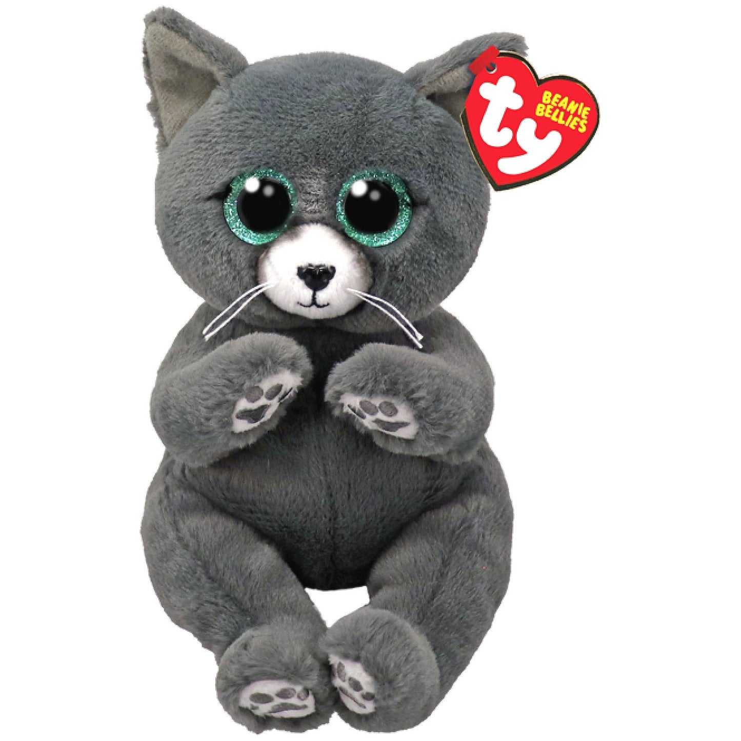 Ty - Beanie Bellies Binx Russian Blue Cat 8-inch Plush