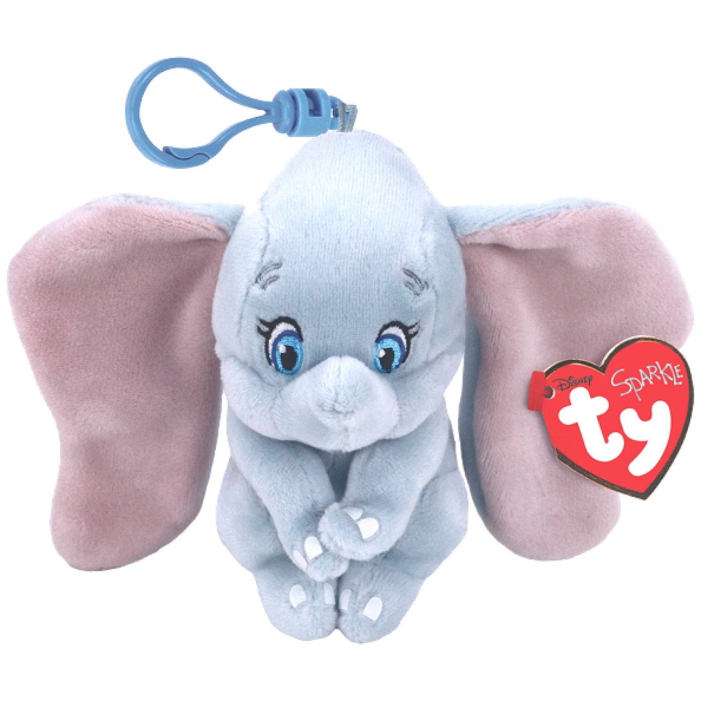 Ty - Beanie Babies Clip Disney Dumbo Elephant 5-inches Plush