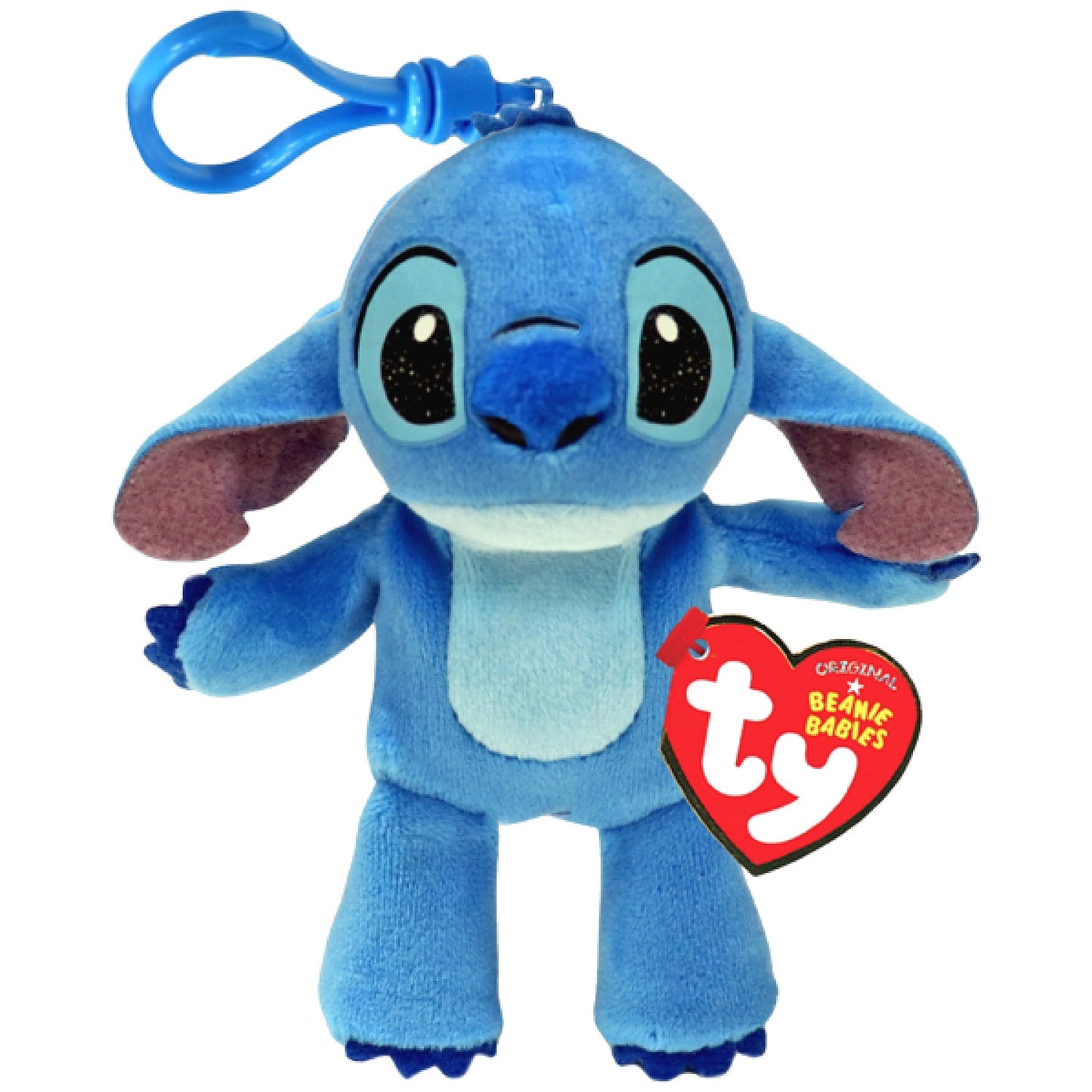 Ty - Beanie Babies Clip Disney Stitch 5-inches Plush
