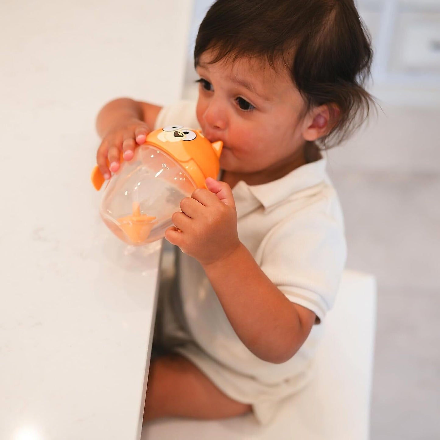 TOMY - Bluey The First Years Bingo Weighted Straw Trainer Cup