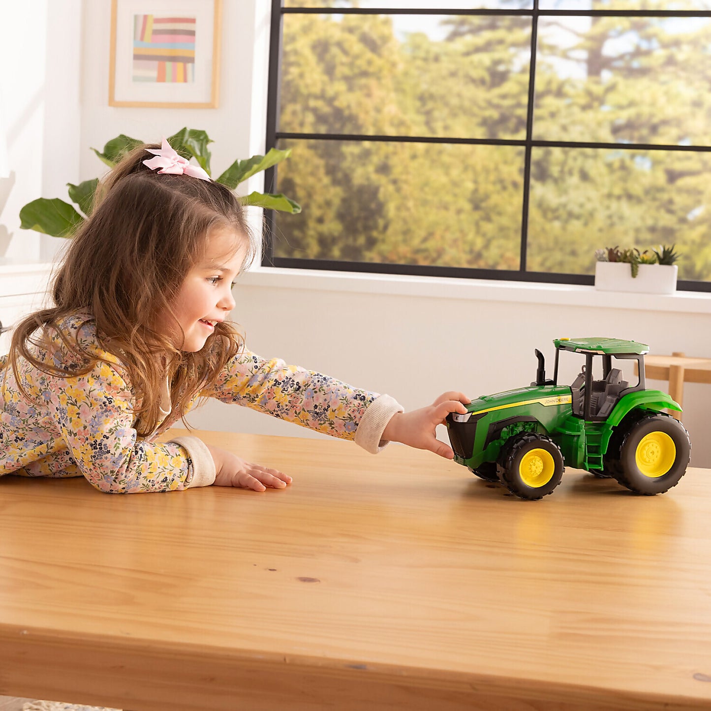 John Deere - Lights & Sounds Tractor Toy 12-Inches