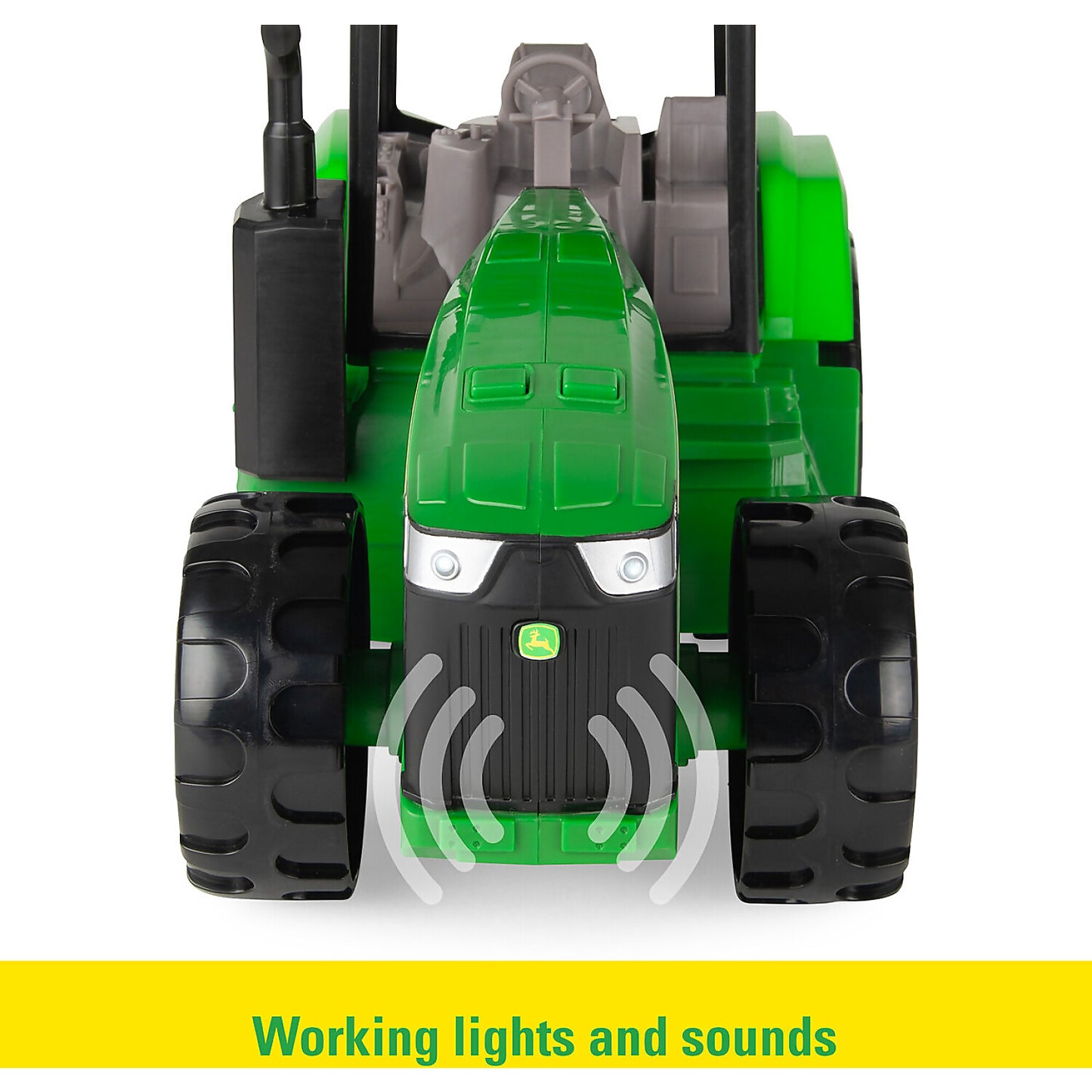 John Deere - Lights & Sounds Tractor Toy 12-Inches