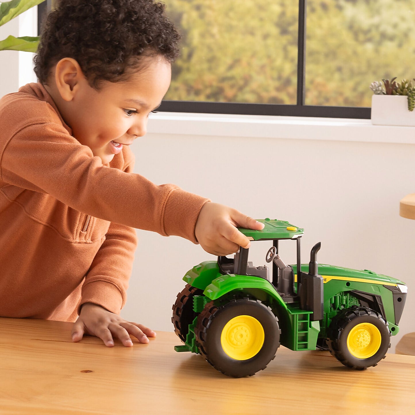 John Deere - Lights & Sounds Tractor Toy 12-Inches