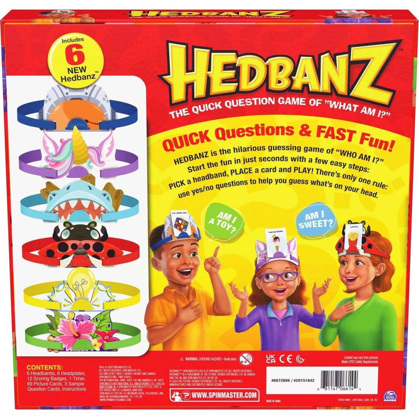 Spin Master Games - Hedbanz Party Game 3rd Edition!