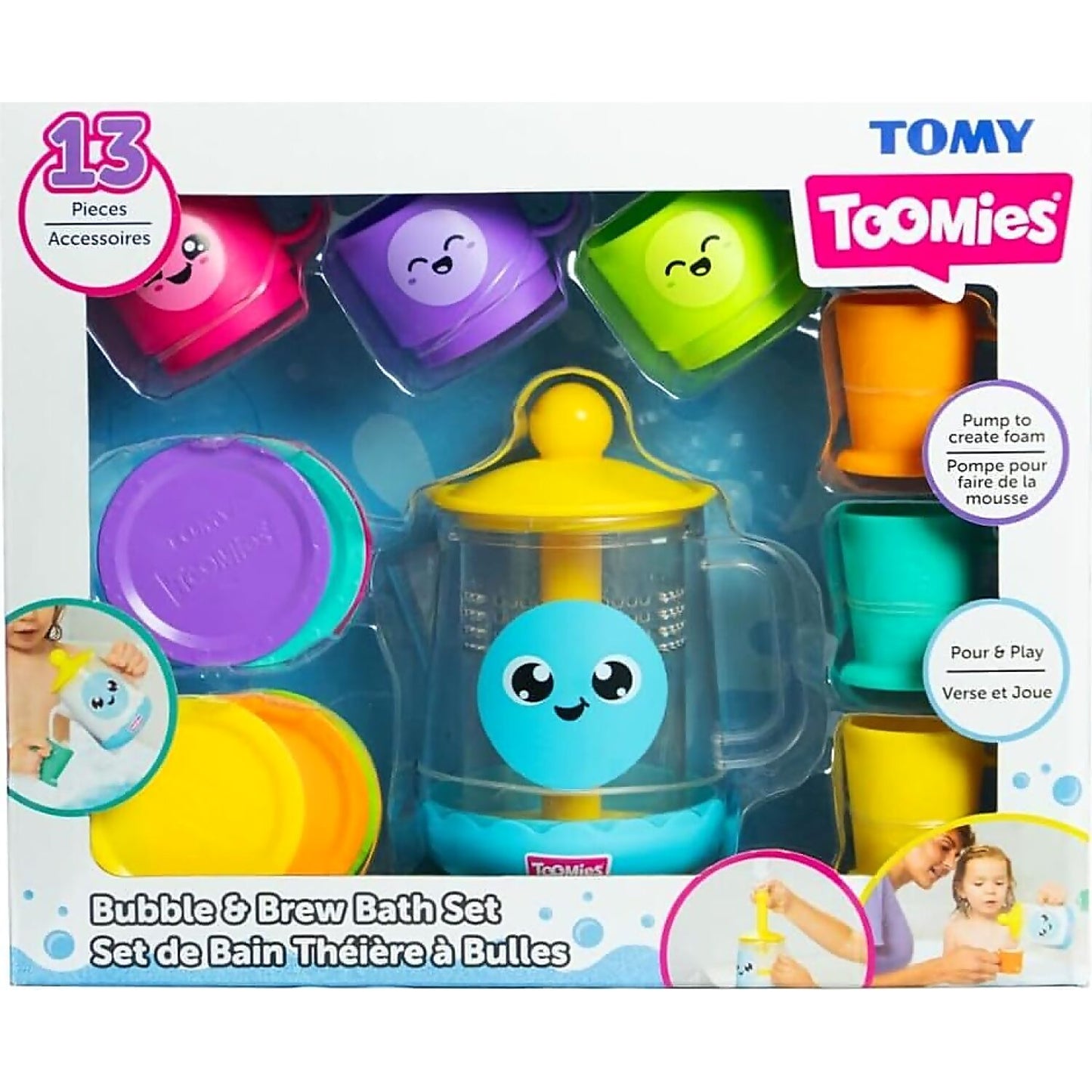 TOMY -  Toomies - Bubble & Brew Tea Set
